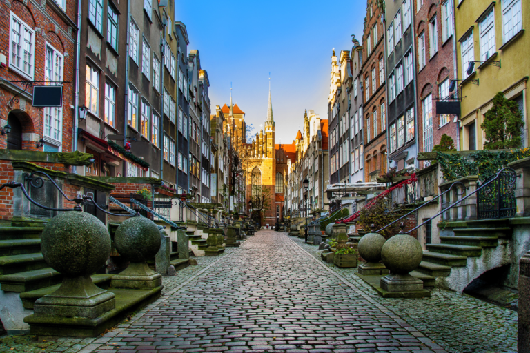 Gdansk, a borostyán és a szabadság városa a Balti-tenger partján